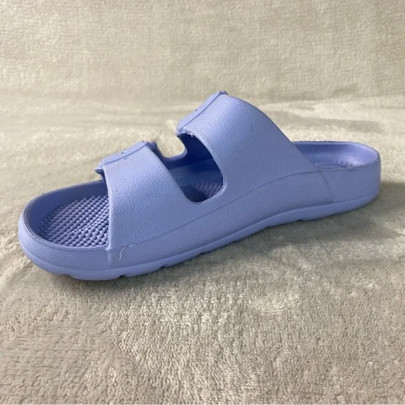 Totes Slide Womens Sandals Size 6 Periwinkle Foam EVA Cushion Water NEW - Picture 6 of 12